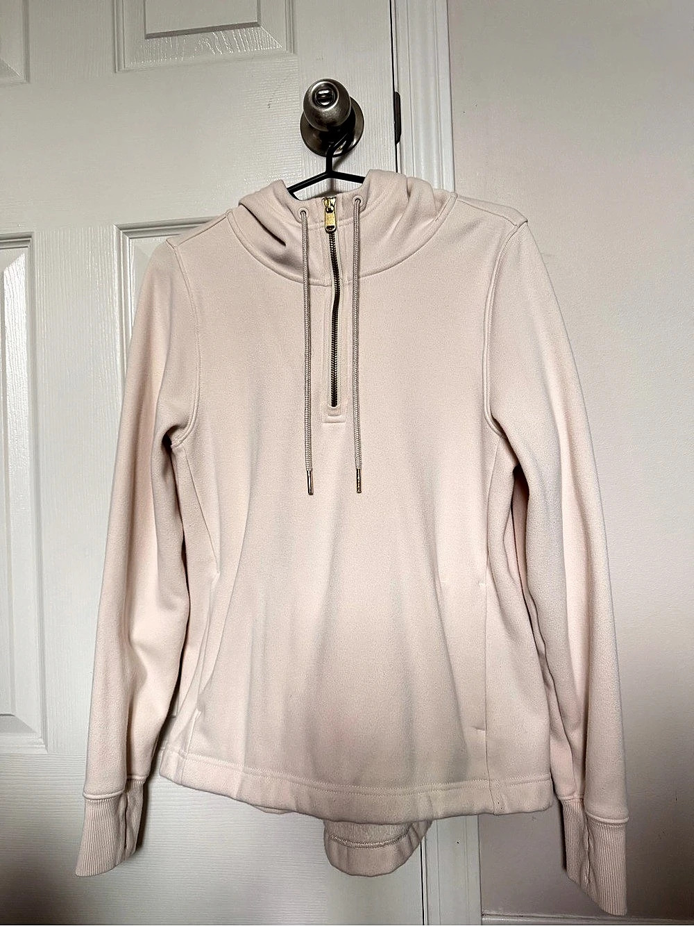 Athleta Half-Zip Hoodie in Pink Size XS Like New